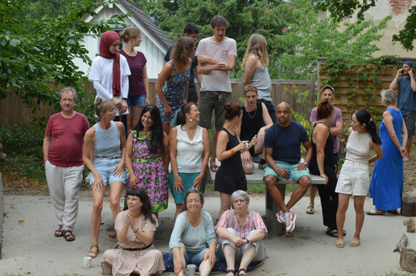 Das Team stellt sich auf